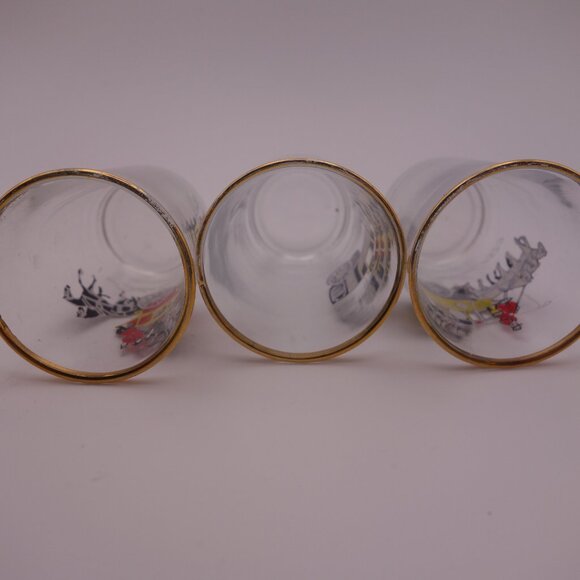 Set of Six Shillibeer Omnibus Hancocks Steam Coach London Omnibus Shot Glasses - Picture 13 of 14